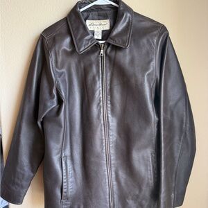 Eddie Bauer Brown Leather Jacket